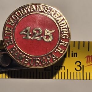 Red Blue Mountain Reading Railroad Pin